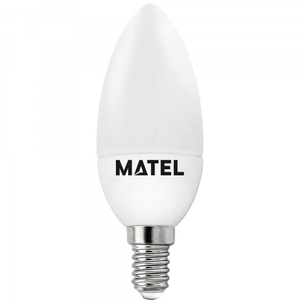 Bomb.led vela e14  3w.fria (caja de 10 unidades)