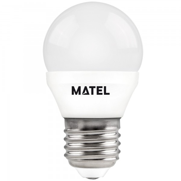 Bomb.led esferica  e27  6w.neutra (caja de 10 unidades)