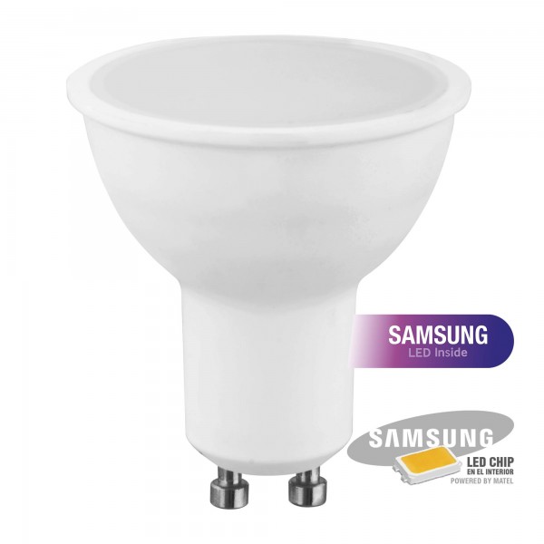 Bomb.led samsung dicroica 120ºgu10  8w.f (caja de 10 unidades)