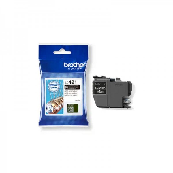 Brother cartucho lc421bk negro