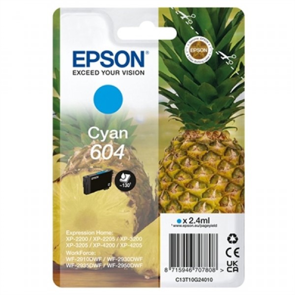 Epson cartucho 604 cyan