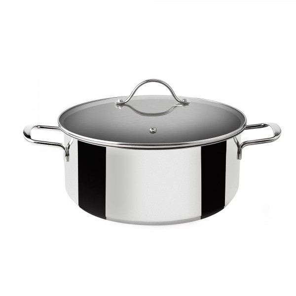 Cacerola supreme inox. 24 cm.