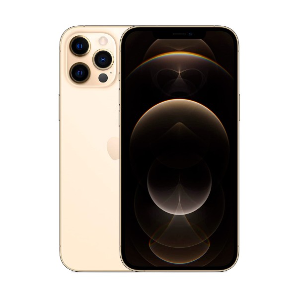 Apple iphone 12 pro max gold / reacondicionado / 6+256gb / 6.7" amoled full hd+