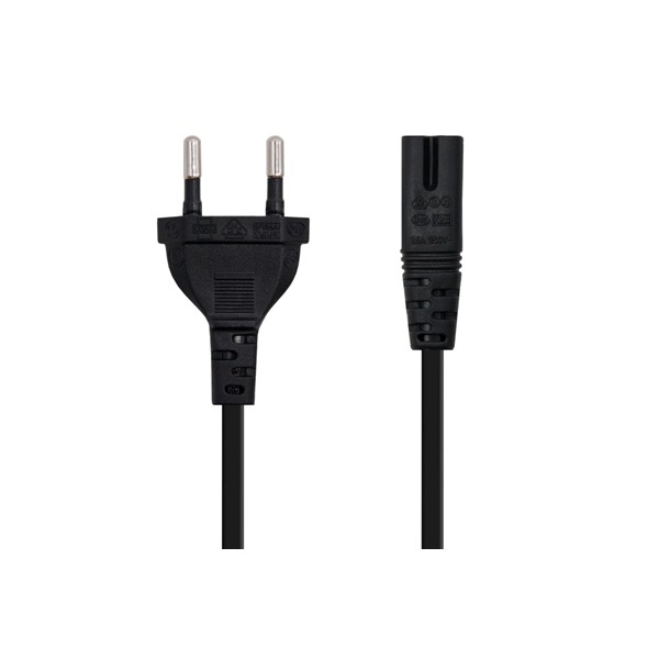 Nanocable cable alim. forma 8 cee7/16/m-c7/h, 1.5m