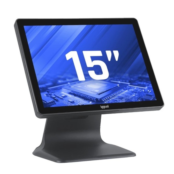 Iggual tpv aio 15" n100 4gb+128gb 6usb wifi no so