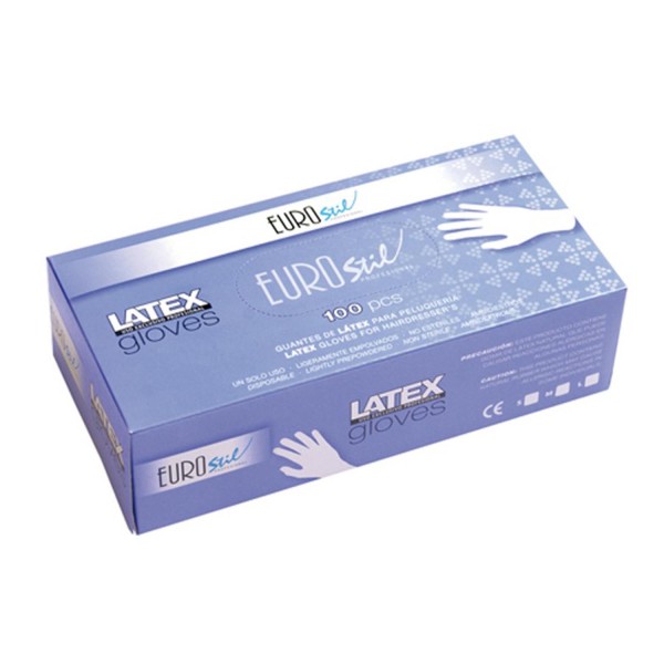 Eurostil caja guantes latex grande 1un