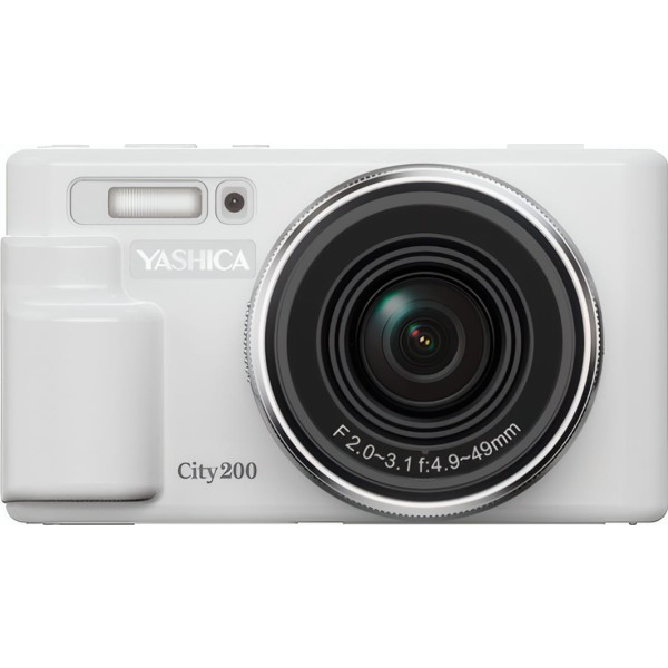Yashica city 200 white / cámara compacta