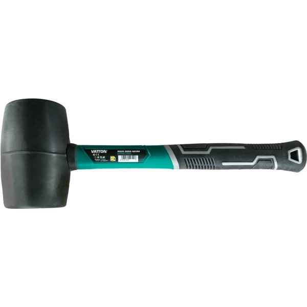 Maza goma m/fibra negra 450gr. 